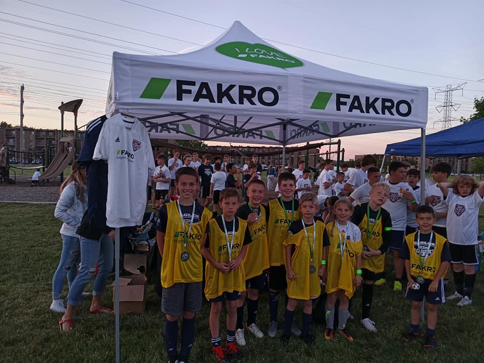FAKRO USA as the main sponsor at the HDS Eagles Soccer Academy tournament