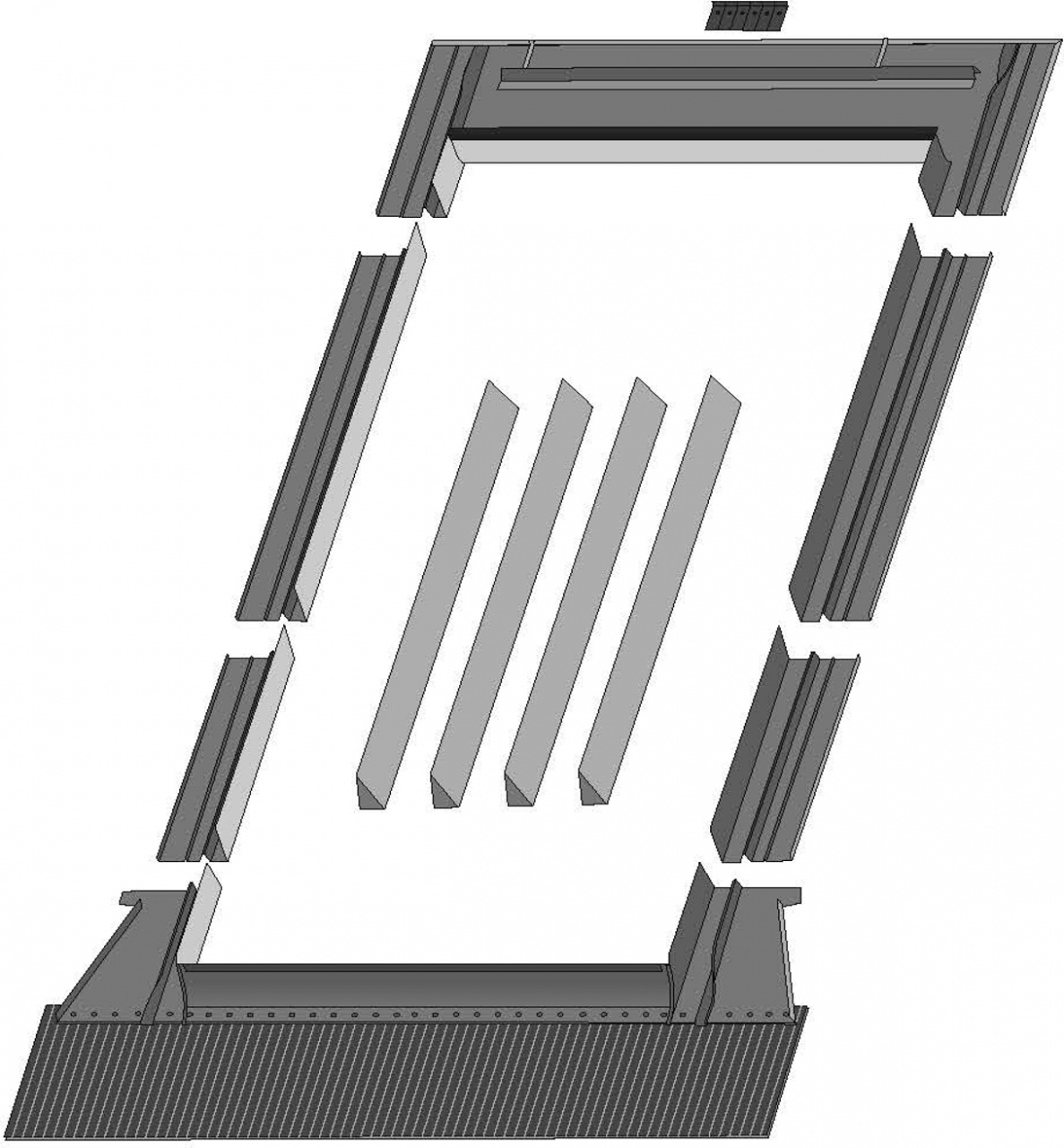 EH-A – flashing for use with FX, FV, FVE, FVS deck mounted skylight