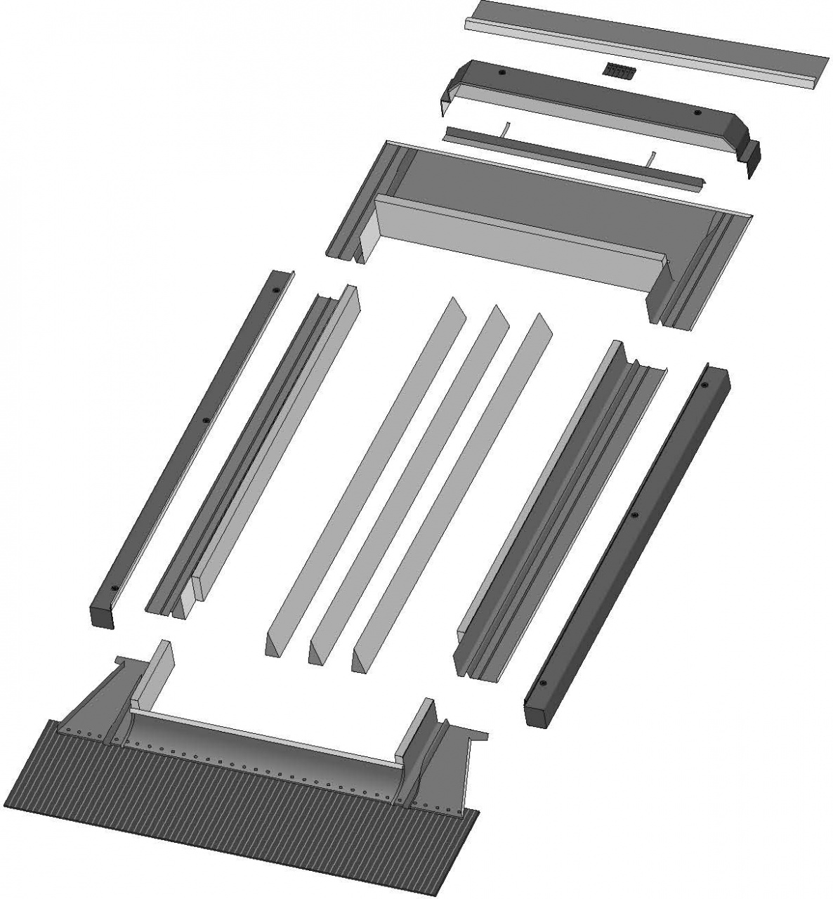 EH/A-AT – flashing for use with FV, FVE, FVS skylights