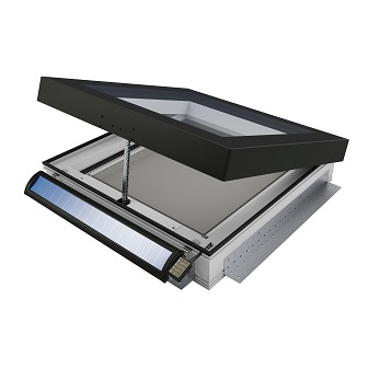 PDS solar powered deck mounted skylight